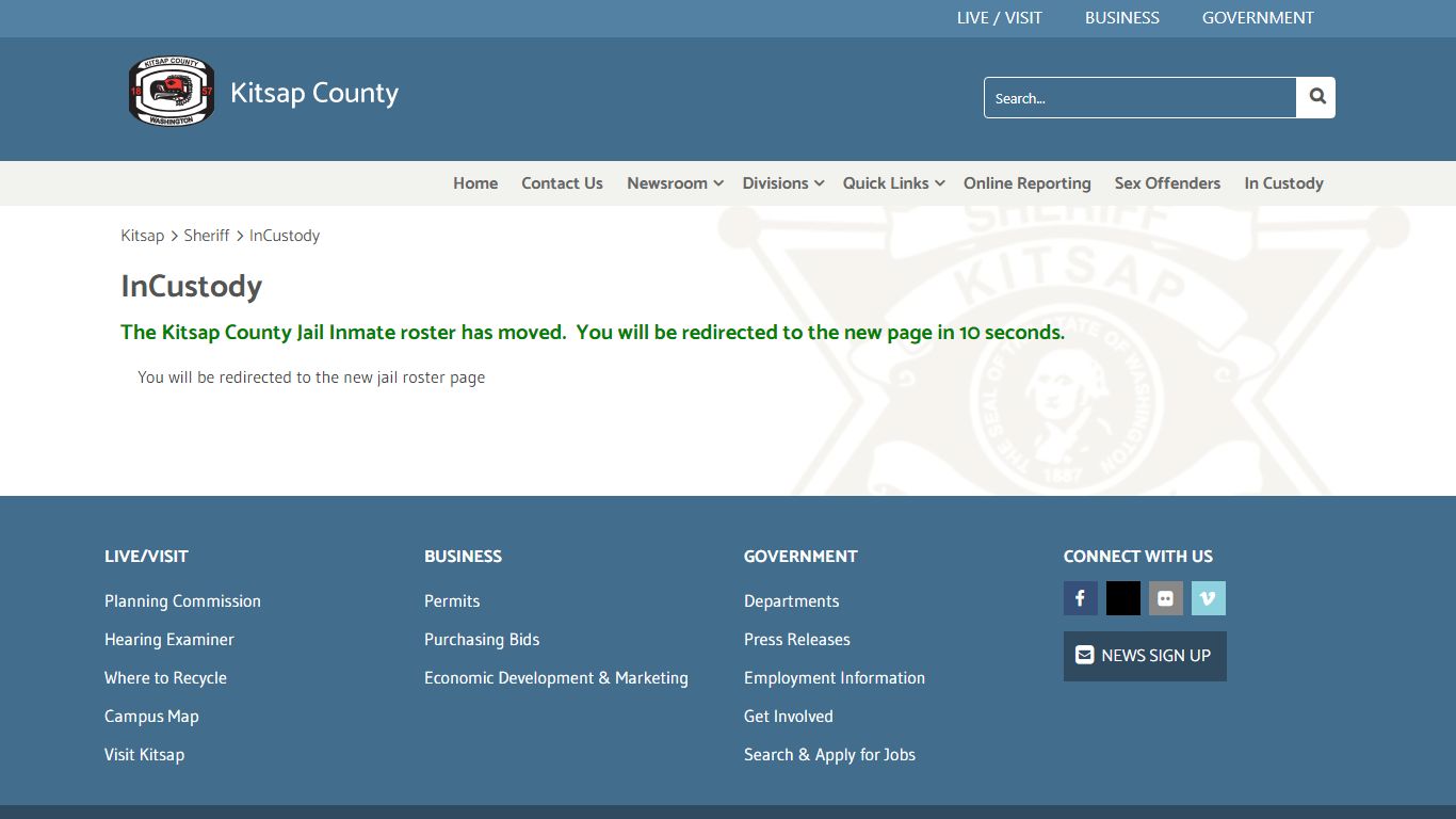 InCustody - Kitsap County, Washington